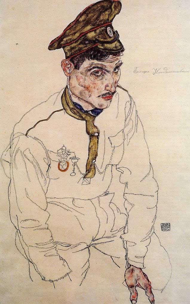 Egon Schiele Russian Prisoner of War Grigori Kladjishuli